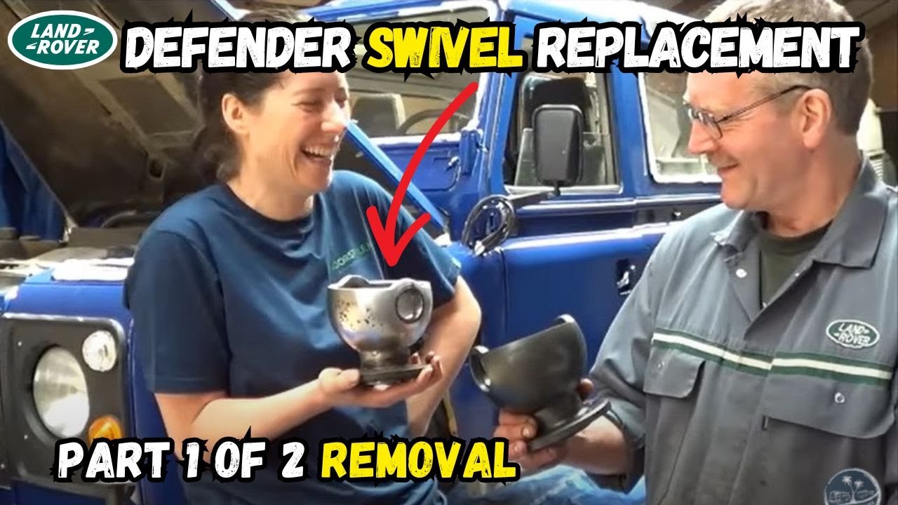 Замена поворотного кулака Land Rover (часть 1 из 2) Снятие с Робом и Виком #landroverrover