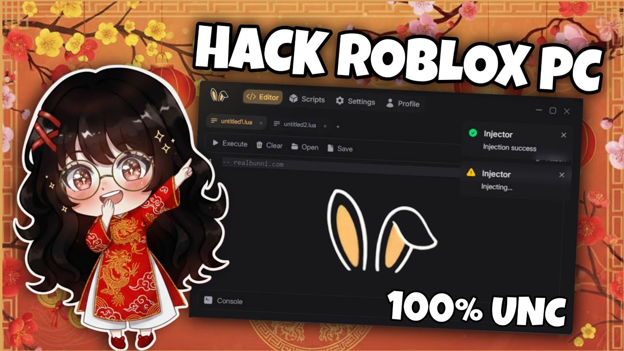 🐰 Cách Hack Roblox PC Bằng Client Bunni | Fix Crash, Chi Tiết, Đơn Giản Cho Người Mới