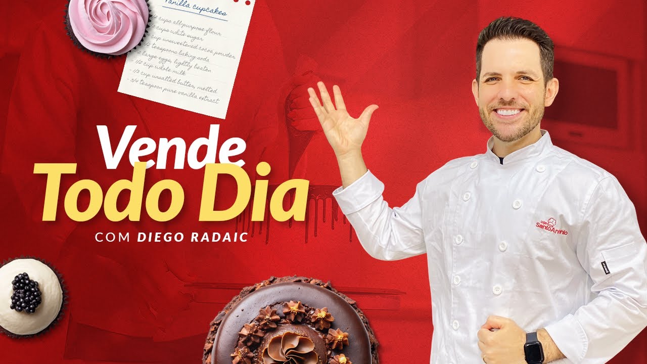 ✨ RECEITAS LUCRATIVAS PRA VENDER O ANO TODO! 🍰✨ com Diego Radaic
