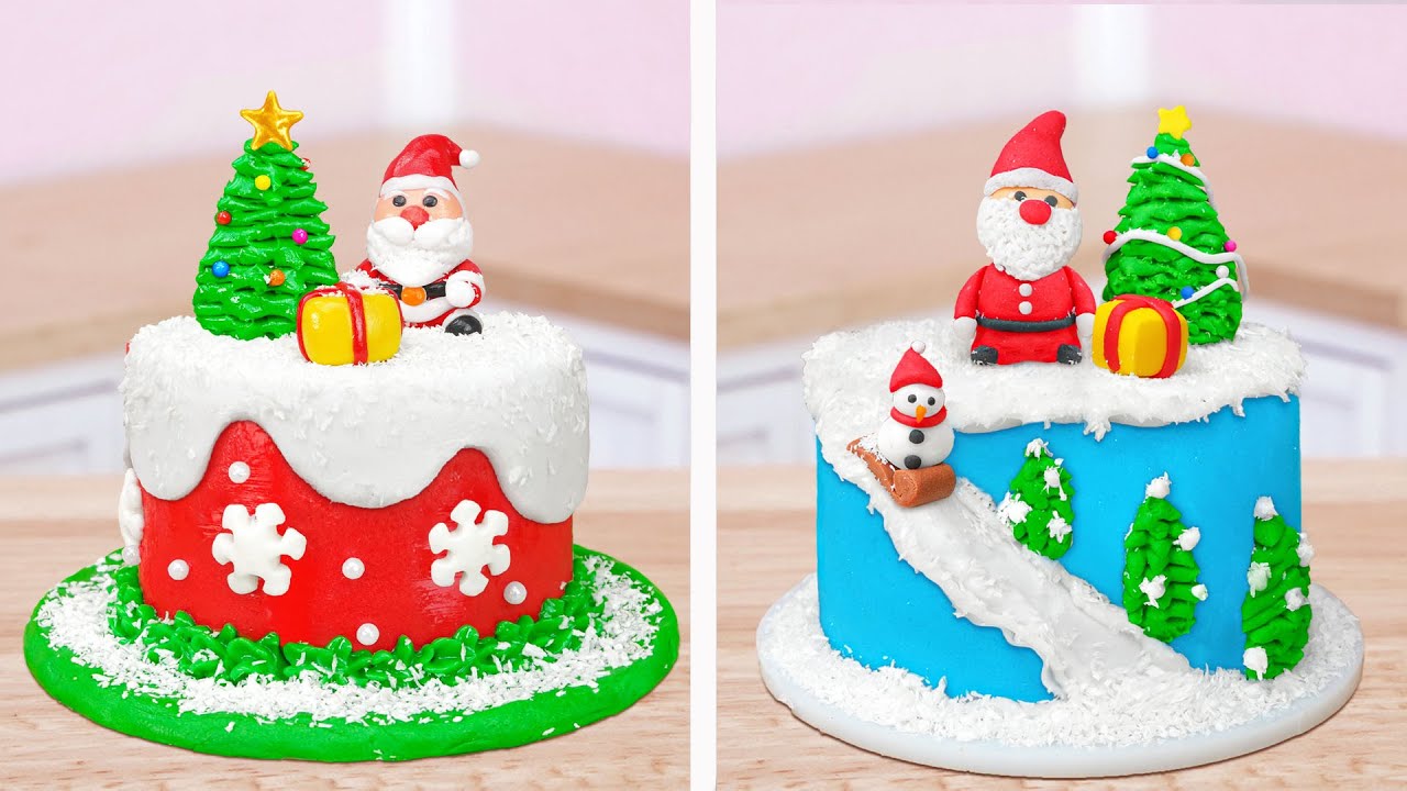 1000+ Best Miniature Christmas Cake Recipe Decorating 🎄🎅 Holiday Cake Ideas By Mini Cakes