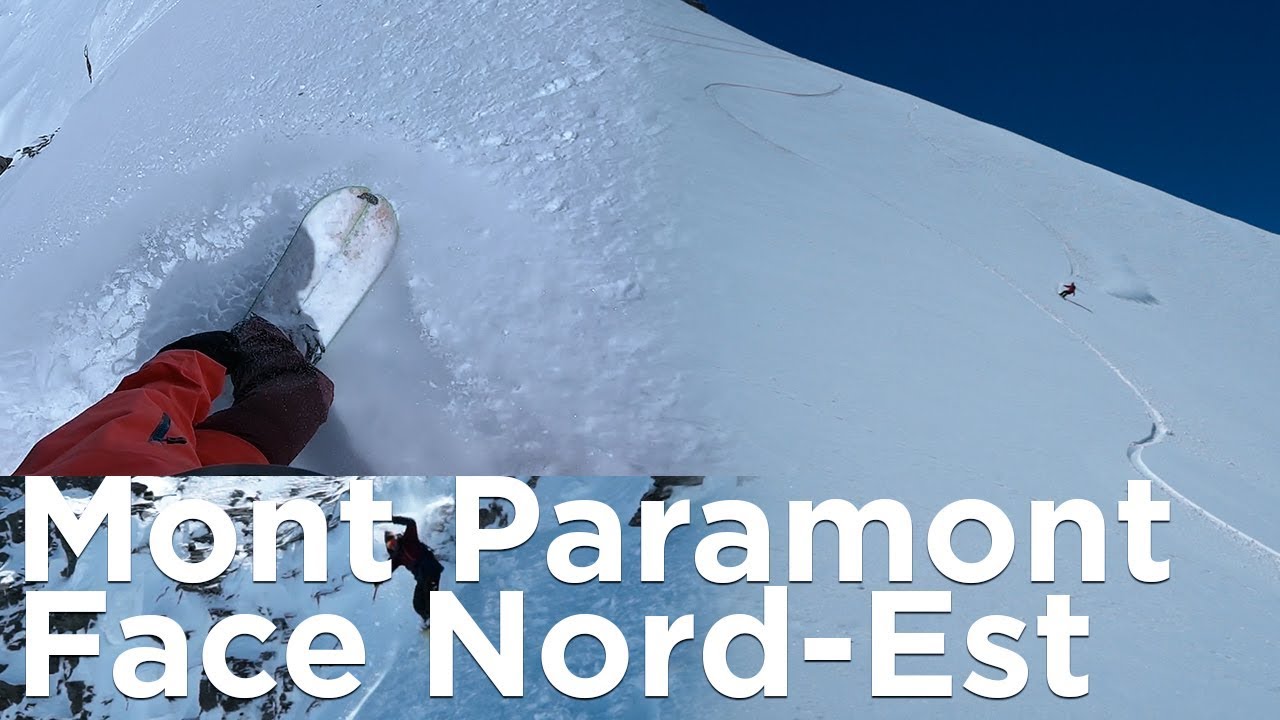 Mont Paramont Face Nord-Est Vallée d'Aoste Ski de randonnée splitboard snowboard alpinisme