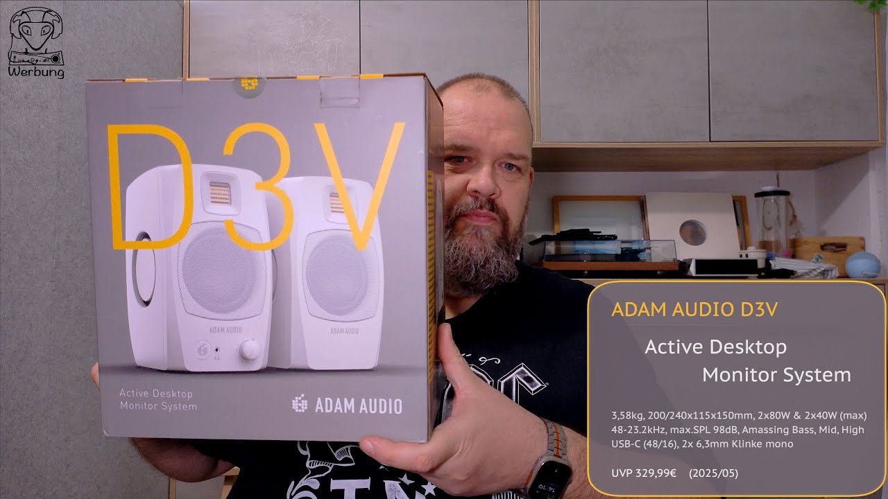 Adam Audio D3V - Active Desktop Monitor System - Echte Miniklangwunder