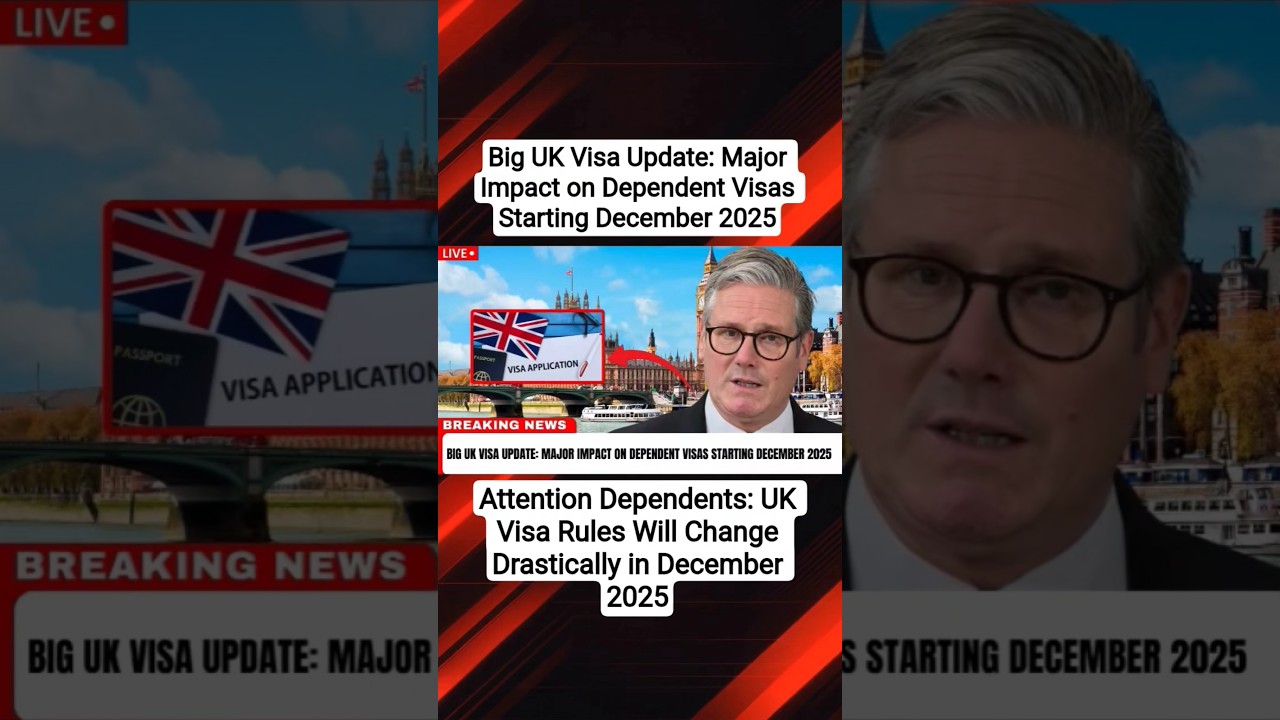 Big UK Visa Update: Major Impact on Dependent Visas Starting December 2025  #uk #shorts #shortsfeed