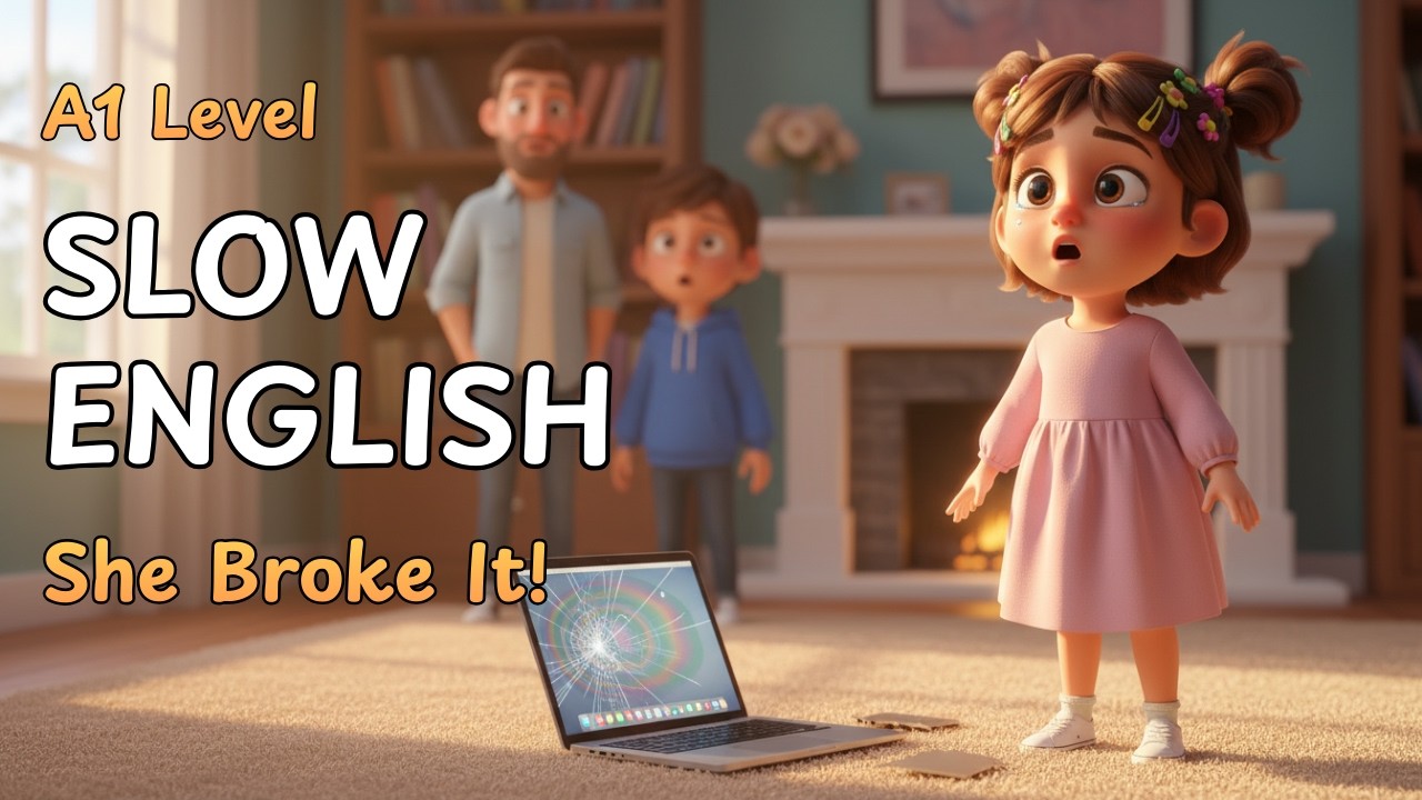 She Broke It! |  English Listening Practice for Beginners