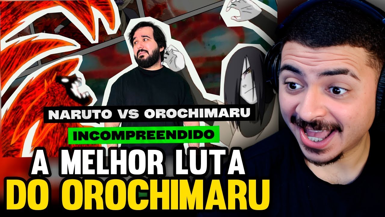 KAMUZ REAGE: SEM O OROCHIMARU NÃO TINHA NARUTO! | NARUTO VS OROCHIMARU | ZÉ RENACHO
