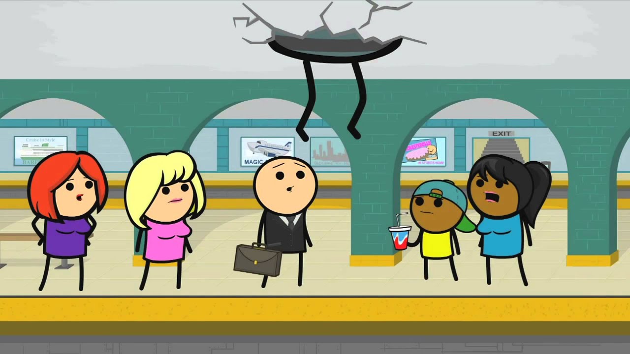 Cyanide & Happiness - Stuck 快樂氰化物- 卡住了 