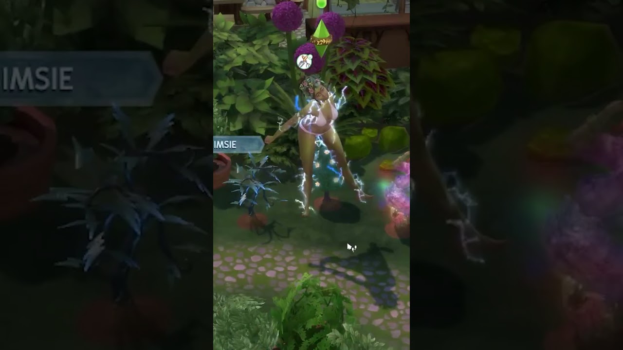 Beware the lightning root in The Sims 4: Enchanted By Nature... #sims4