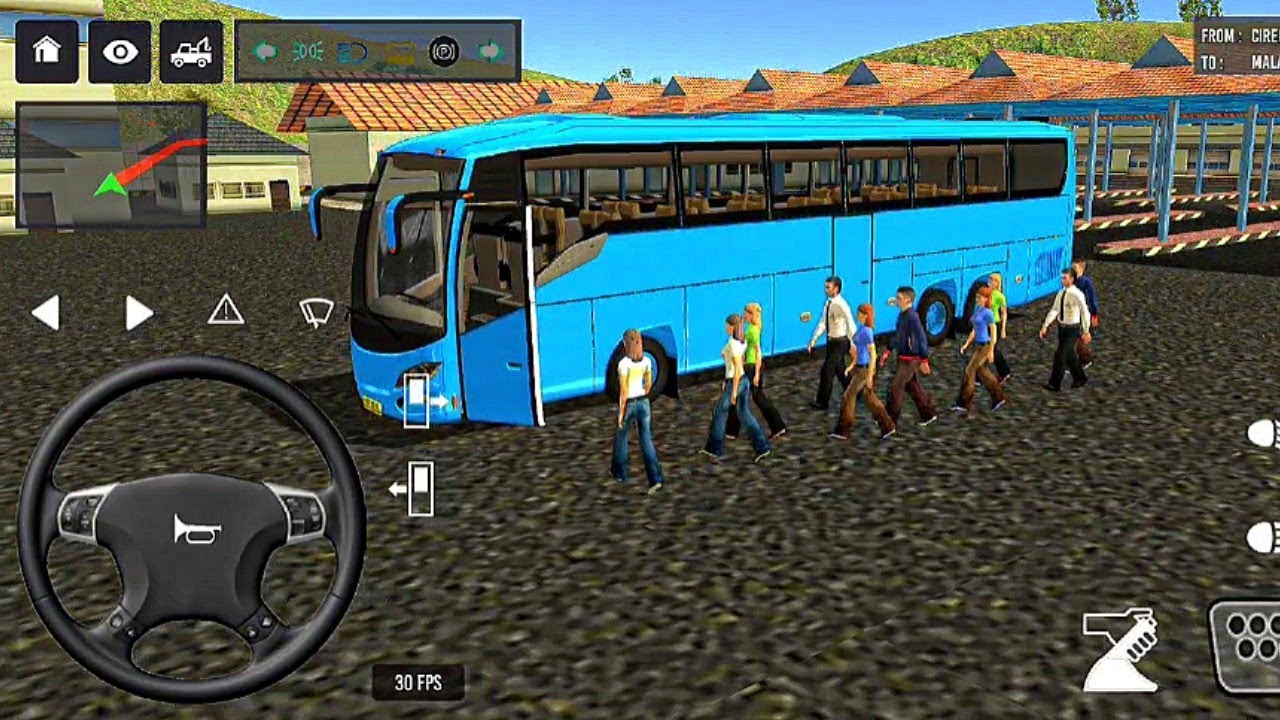 euro coach bus simulator 😍💥 || indonesia bus simulator 