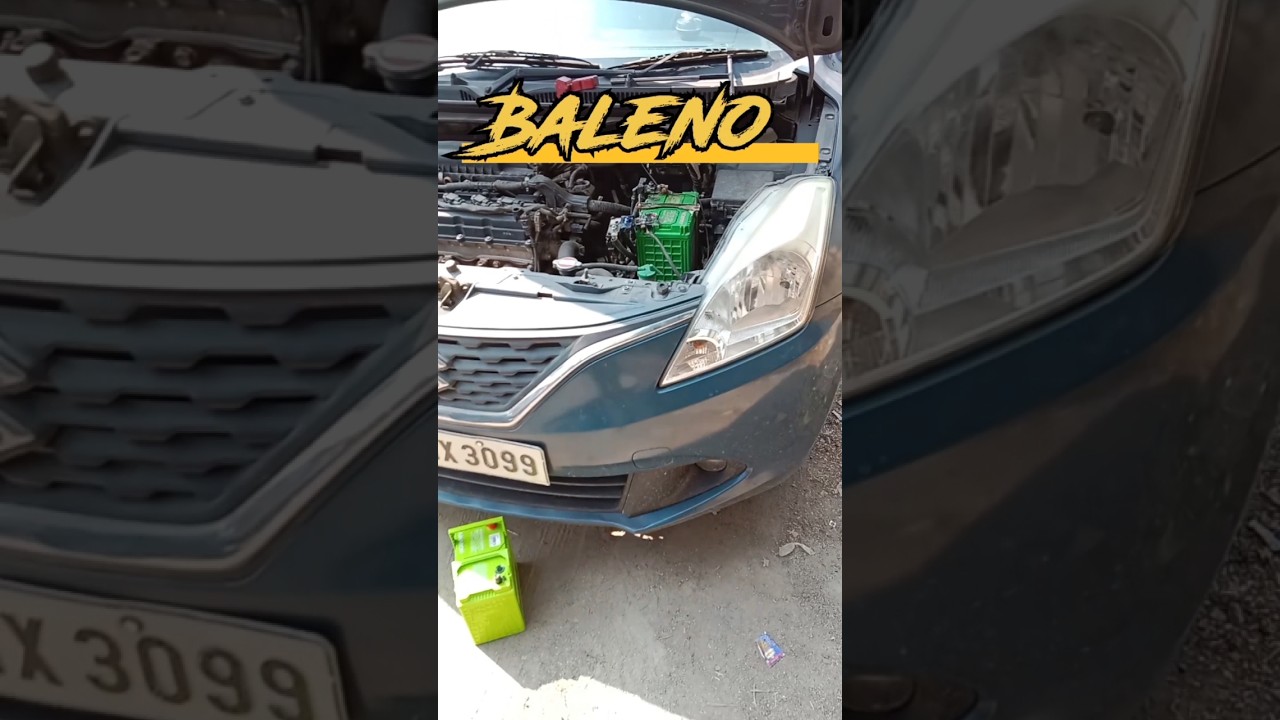 maruti baleno new battery installation 😍