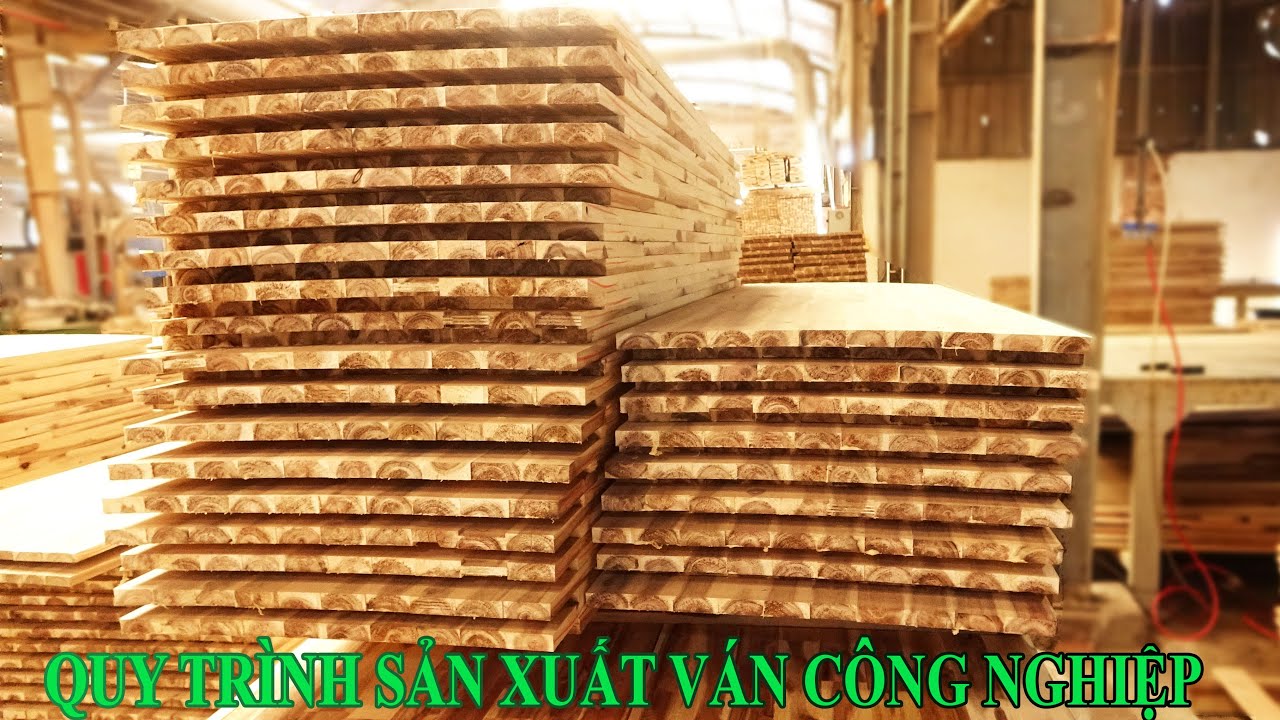 Quy Trình Sản Xuất Ván Tấm Gỗ Công Nghiệp Tự Động Hiện Đại
