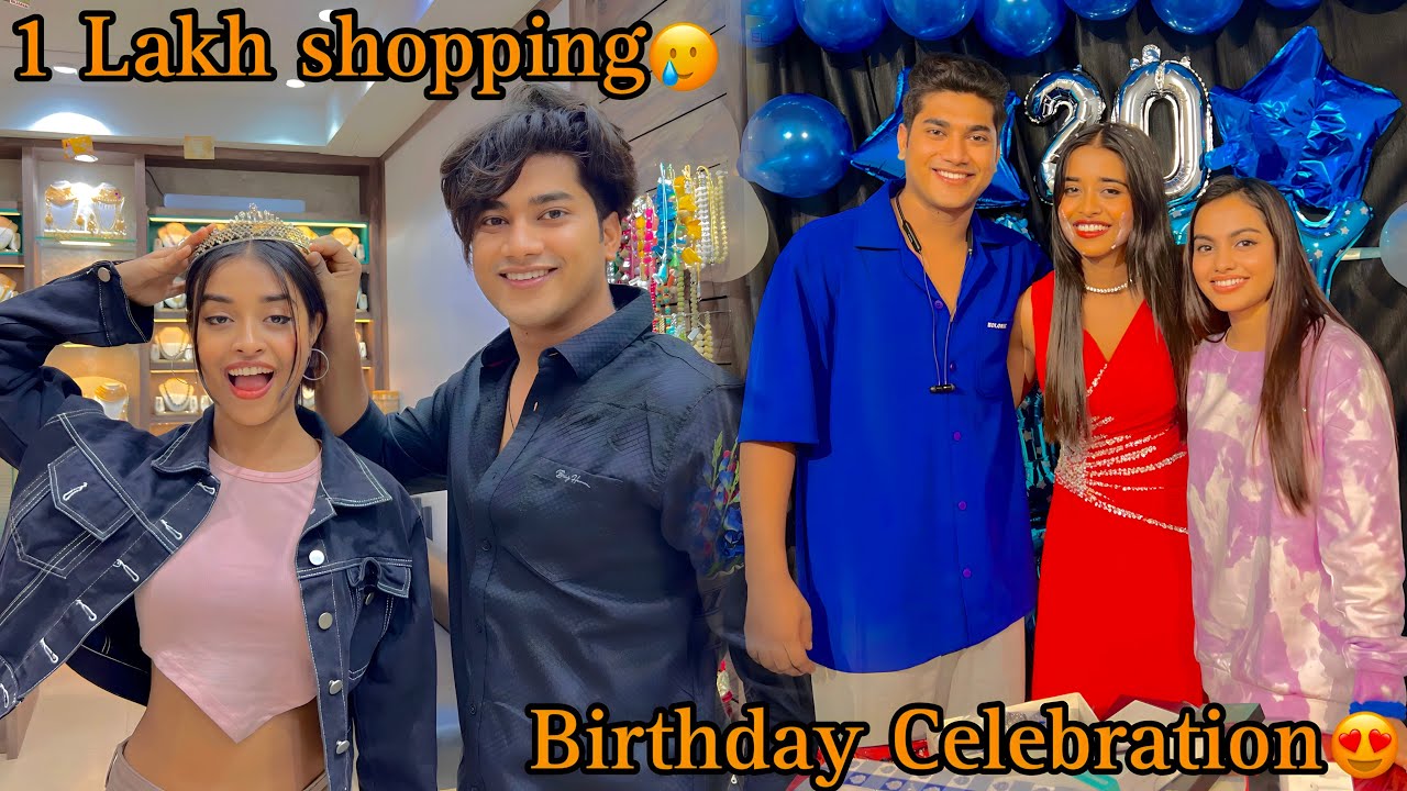 Sneha Bakli Birthday Celebration😍| 1 Lakh Shopping🥹| Arbaz Mallick