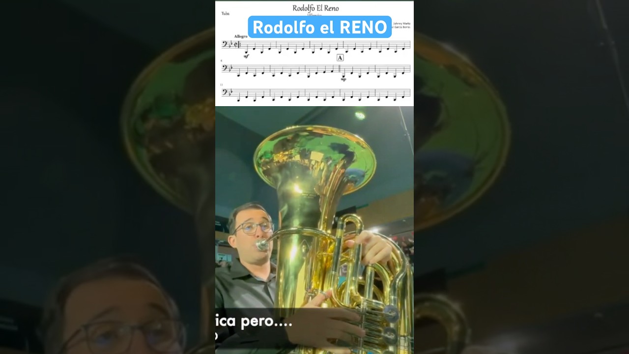 Rodolfo el reno VILLANCICO #tuba