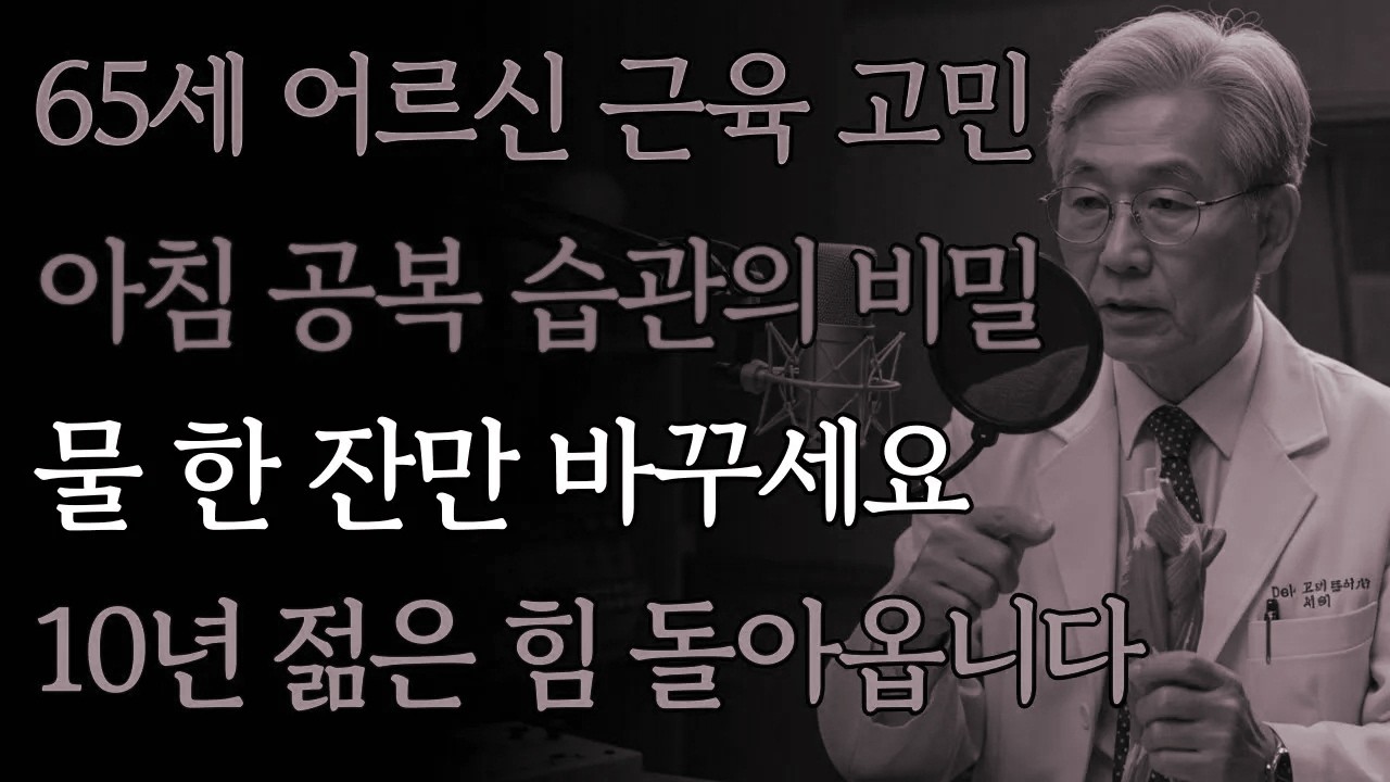 65세 이후, 아침 빈속에 하는 이 행동이 근육을 보호합니다 | 건강 | 근력 | 단백질 | 생활습관 | 오디오북