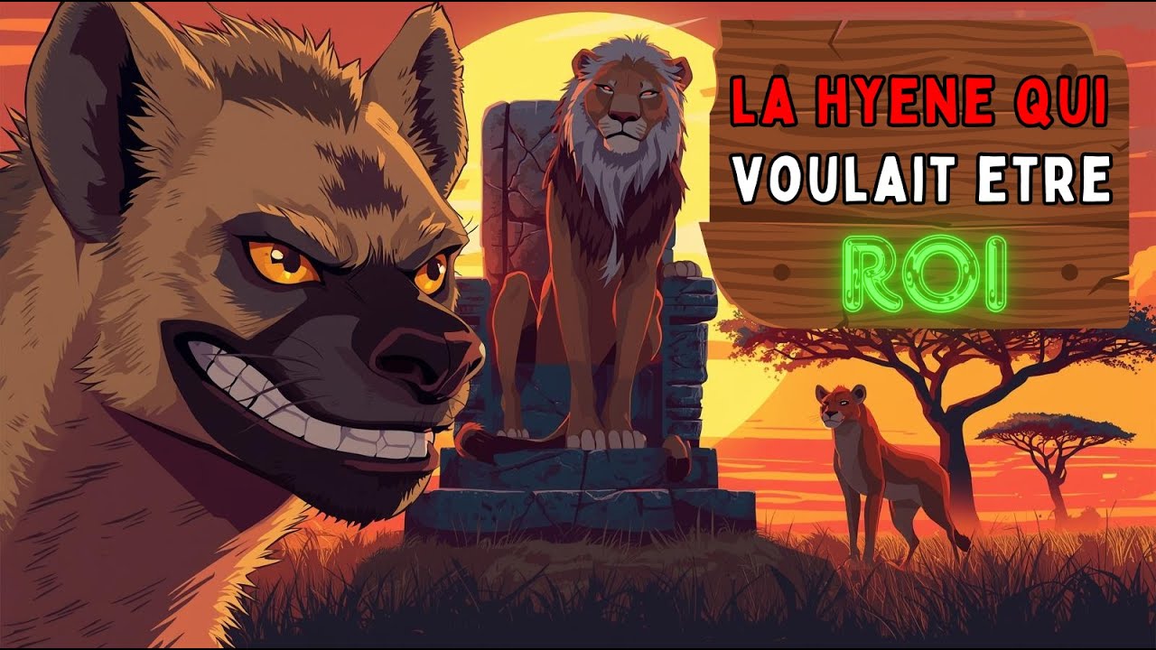 La Hyène Qui Voulait Être Roi : Conte africain captivant plein de leçons et d’aventures