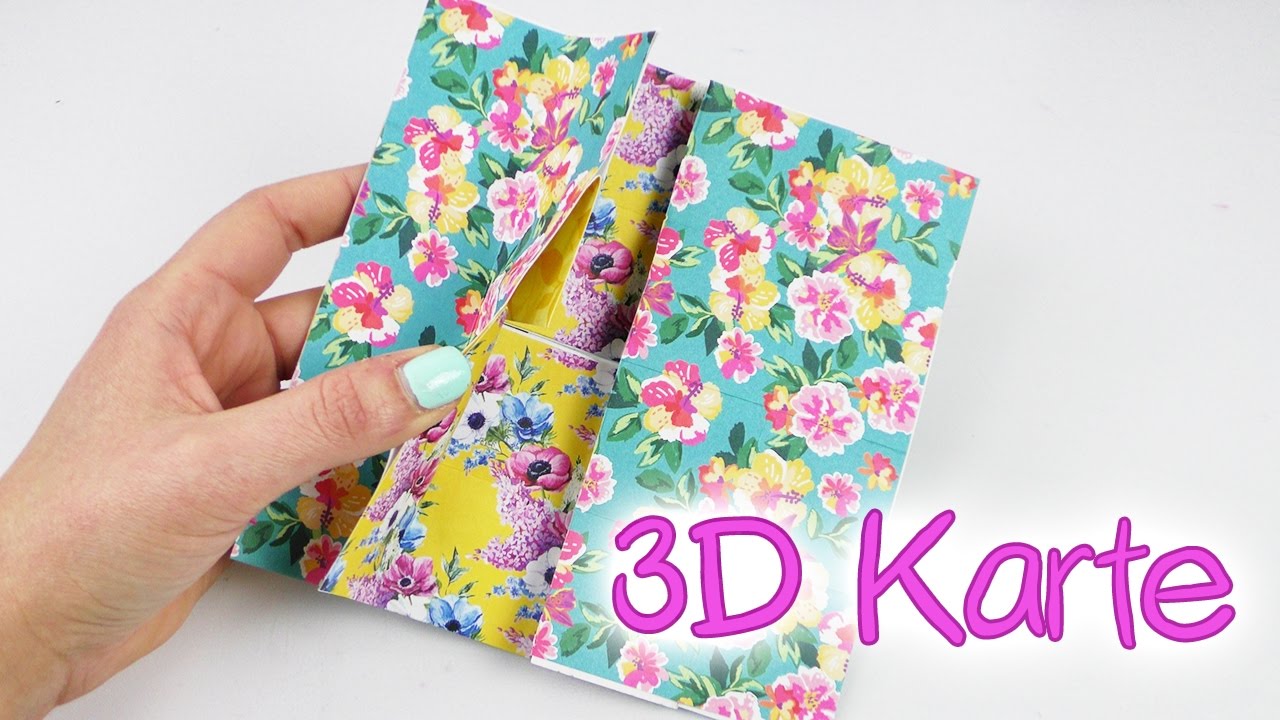 DIY Endlos Karte | Tolle 3D Karte für Geburtstag & Valentinstag basteln | Pop Up Karte