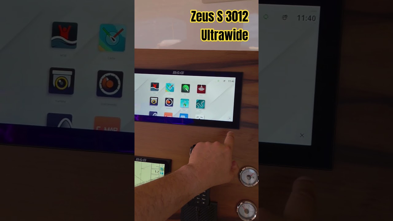 Новый ультраширокий картплотер Zeus S 3012 Ultrawide  #интерпарус