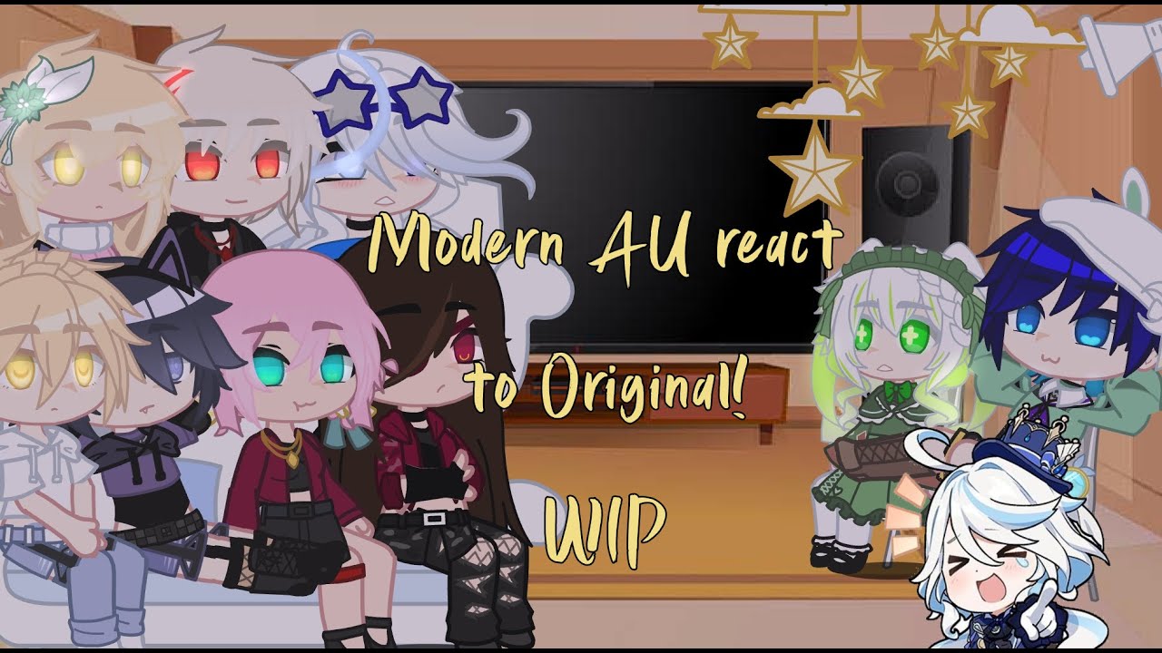 Modern genshin au react to original // WIP/Unfinished? // Genshin AU