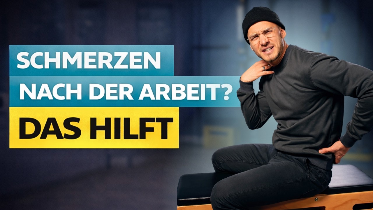 Mach DAS nach der Arbeit – wenn du Rücken oder Nackenschmerzen hast