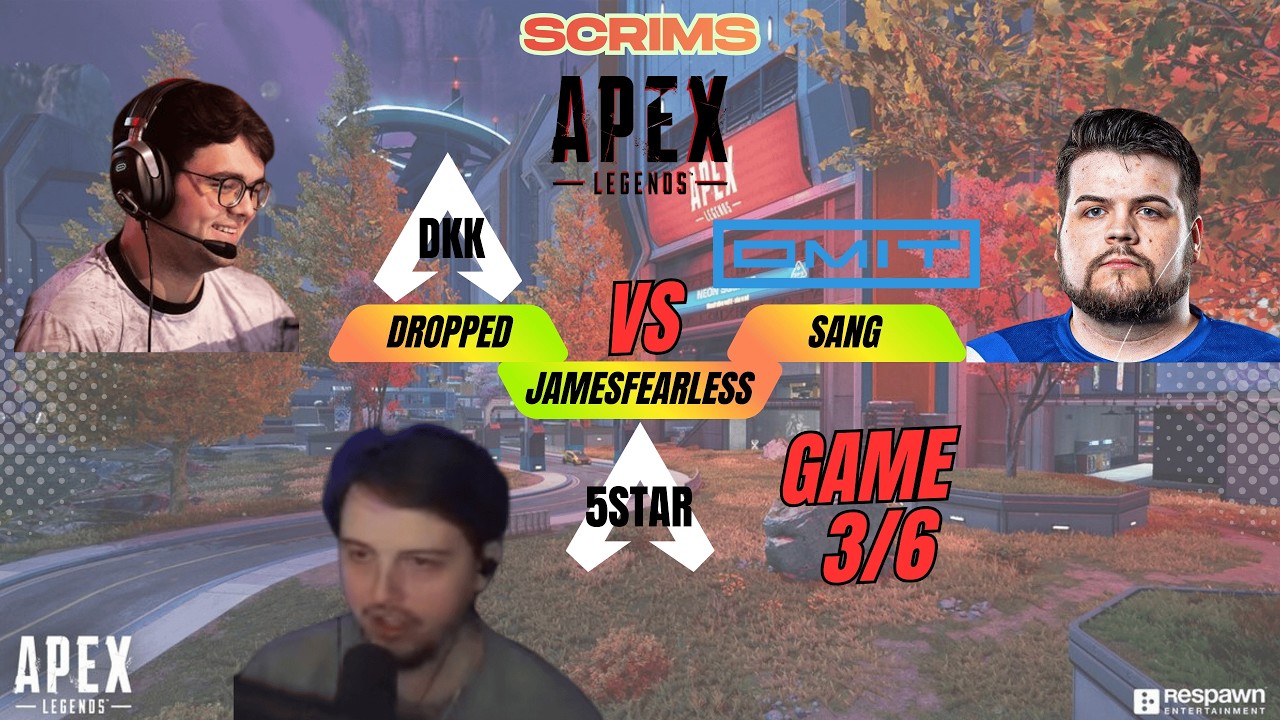 DKK vs OMiT vs 5STAR - GROUP B vs D - Scrims | Apex Legends