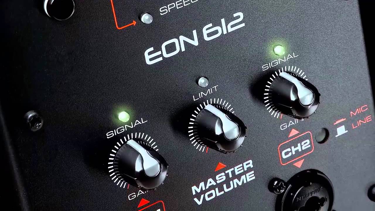 JBL Professional EON600 Back Panel