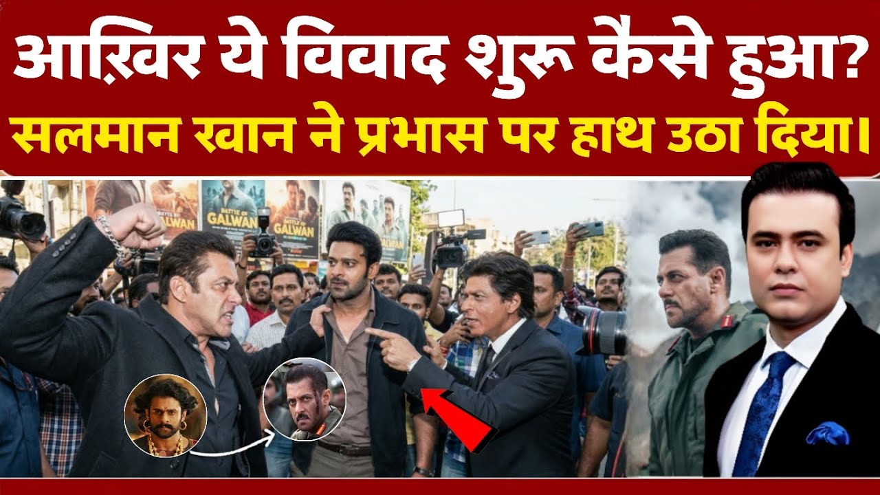 बैटल ऑफ गलवान फिल्म पर बवाल | Parbhas vs Salman Khan Full Controversy | Spirit movie | Galwan movie
