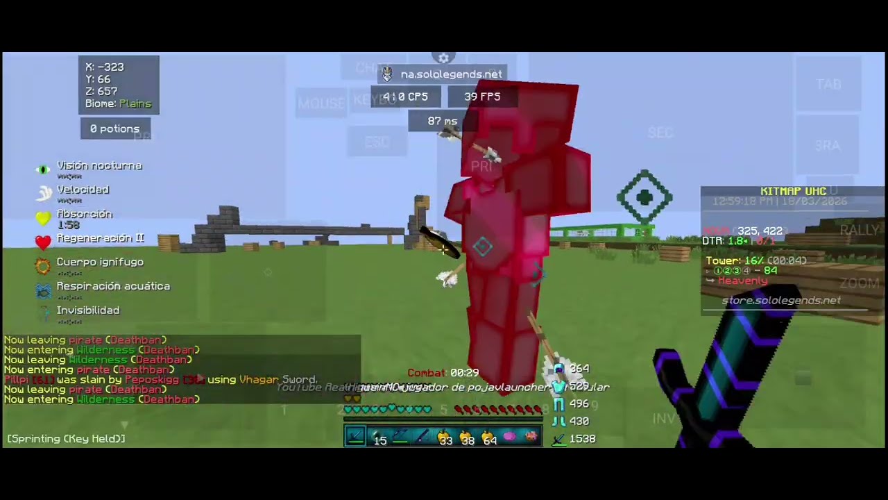 ME INVITA UNA FACTION DE SUSCRIPTORES A JUGAR CON ELLOS  KITMAP UHC │SoloLegends