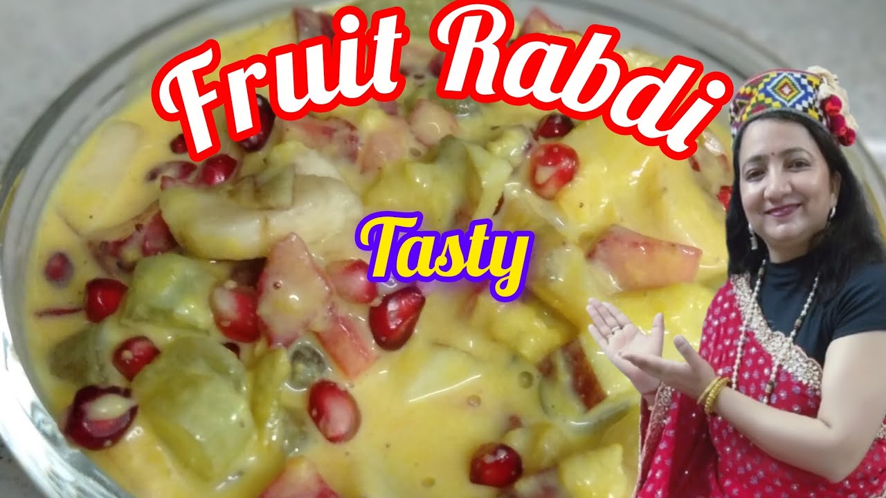 Fruit rabdi racipe...