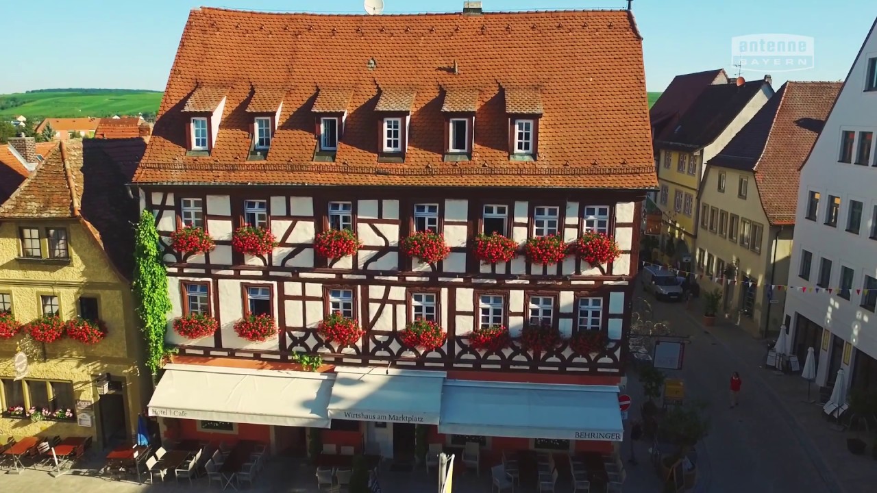 Volkach von oben - ANTENNE BAYERN 