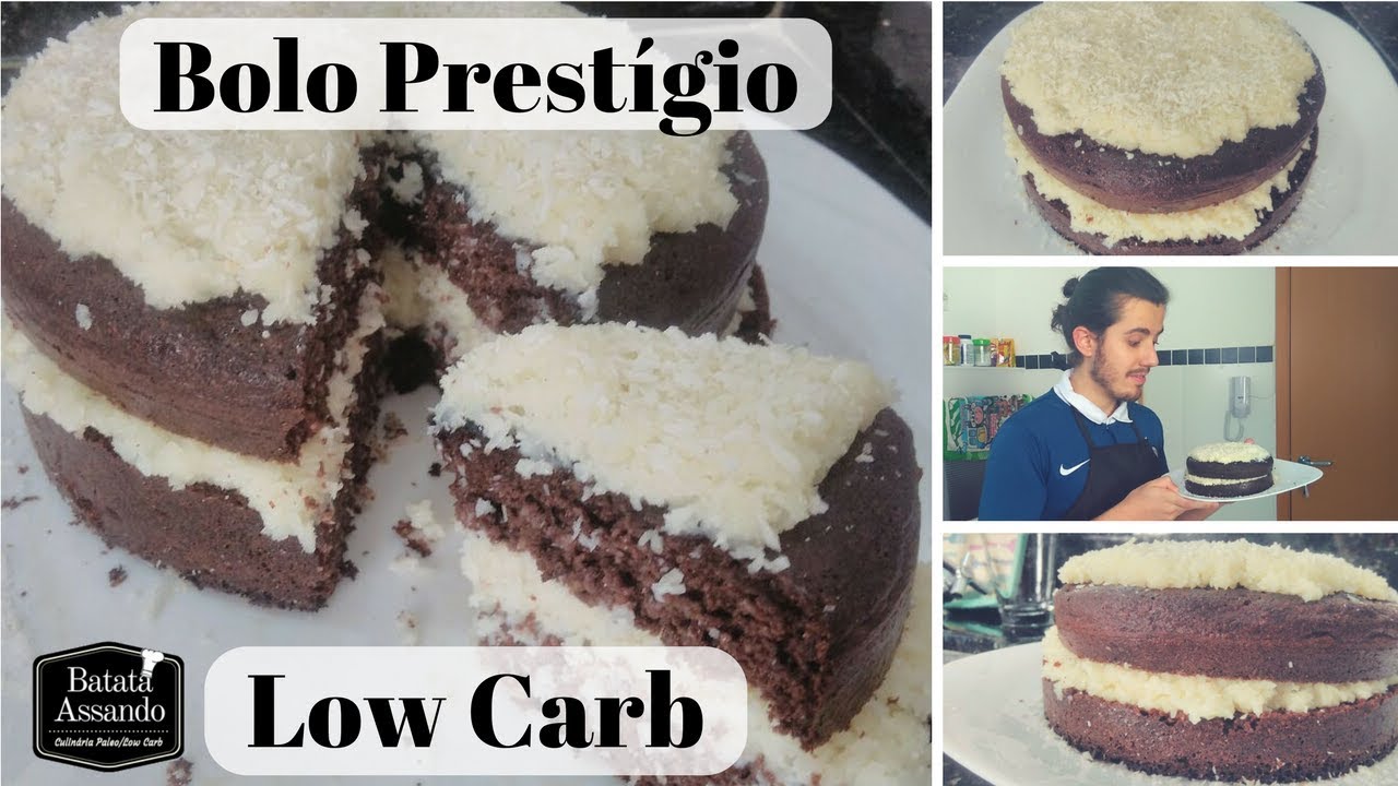 Bolo Prestígio Low Carb Super Fácil - Receita | Batata Assando