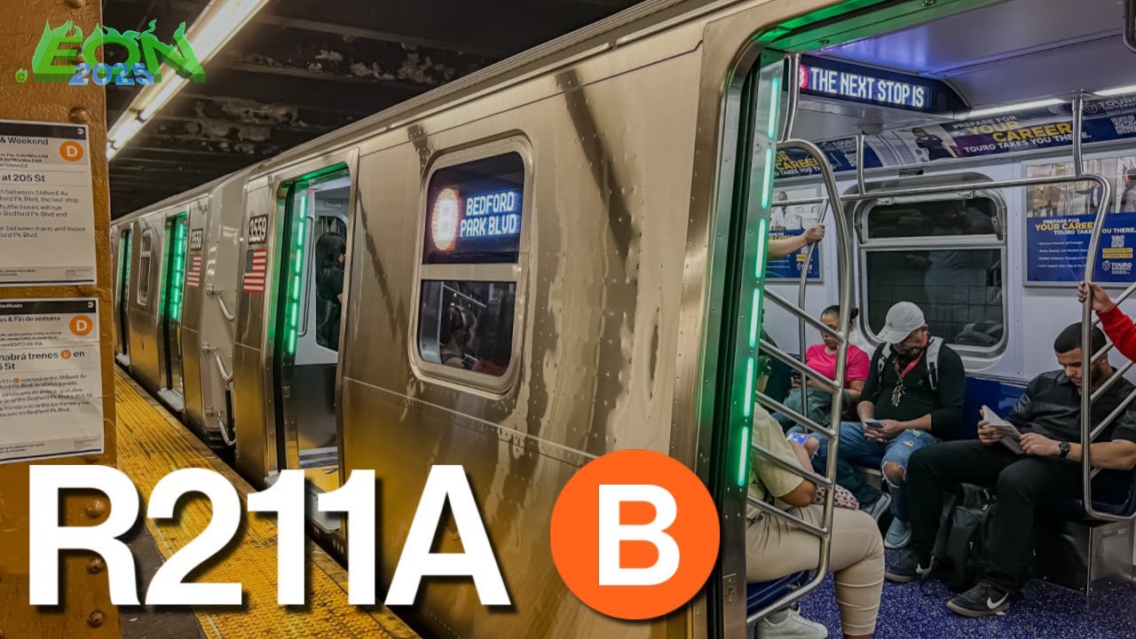 ⁴ᴷ On Board First Kawasaki R211A B Train on the IND Concourse Line (7/22/25)