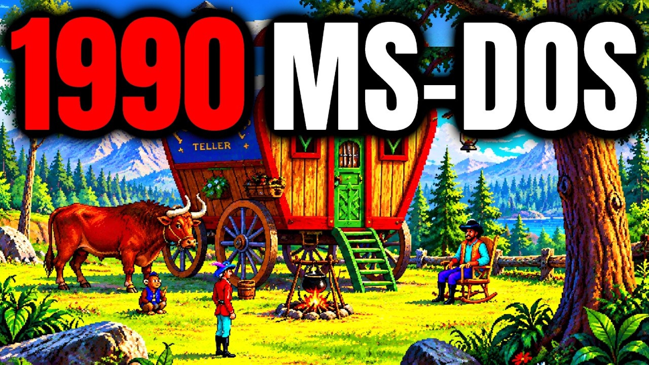 12 игр для MS-DOS 1990 года, в существование которых вы не поверите!