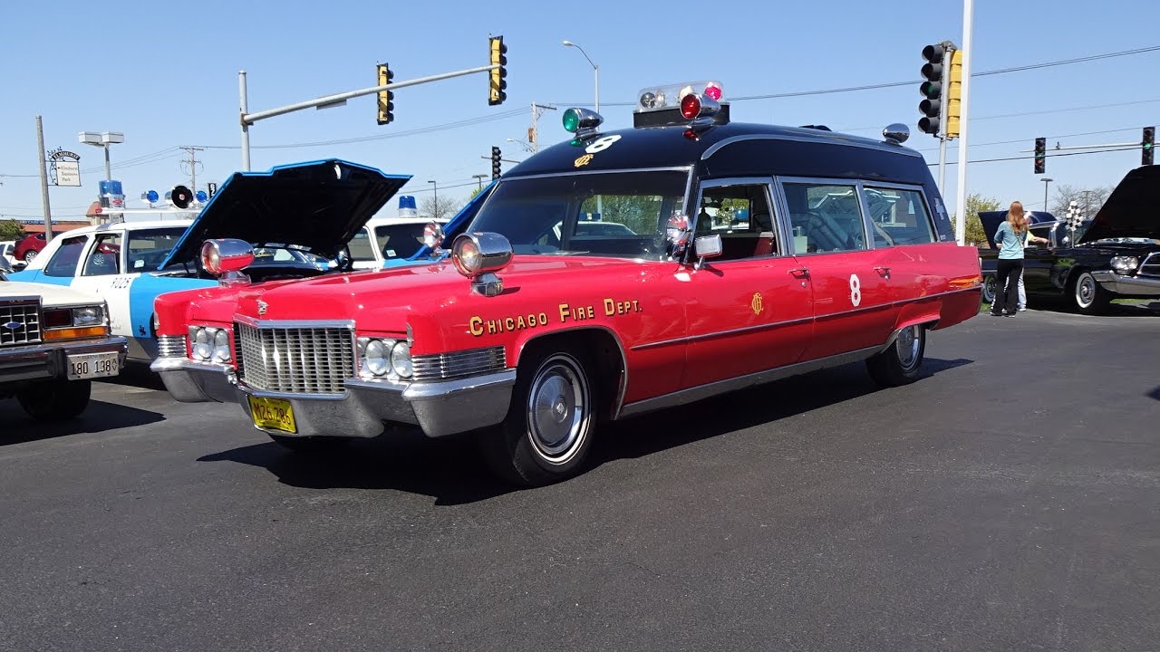 1970 Cadillac Ambulance Miller Meteor Volunteer & Siren Sound on My Car Story with Lou Costabile