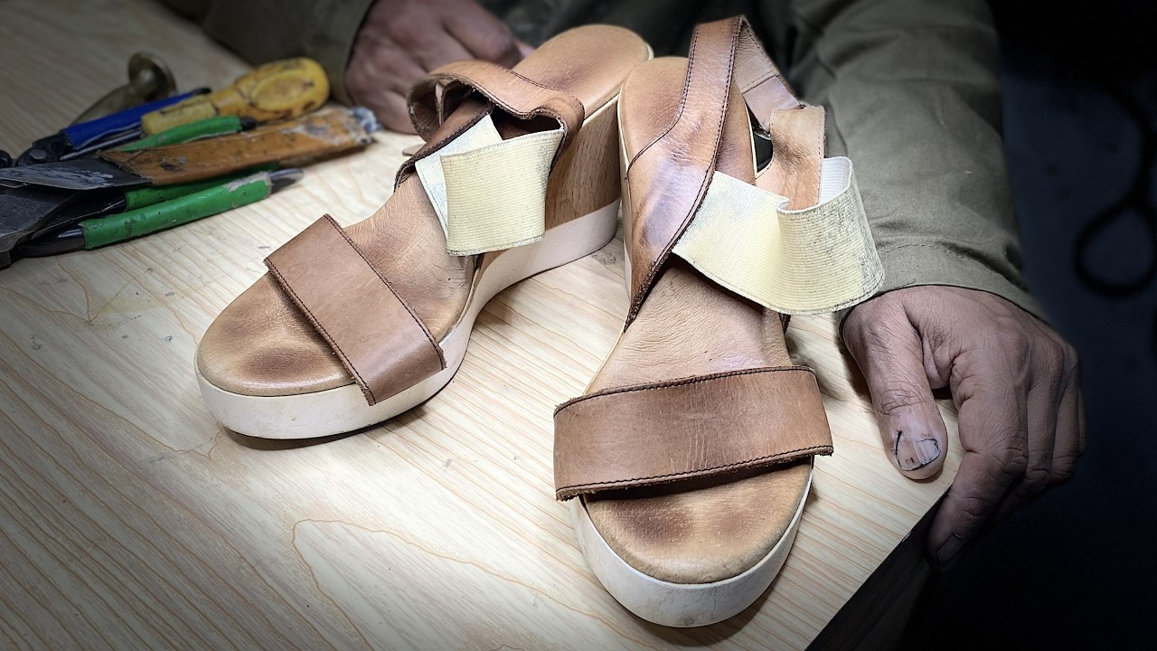 Я сделал фейковые сандалии LV как настоящие: DIY