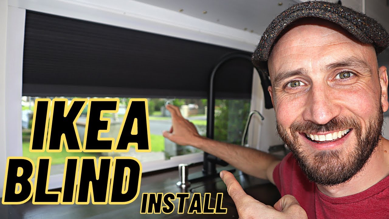 IKEA BLIND INSTALL IN A VW CRAFTER CONVERSION - EP. 59