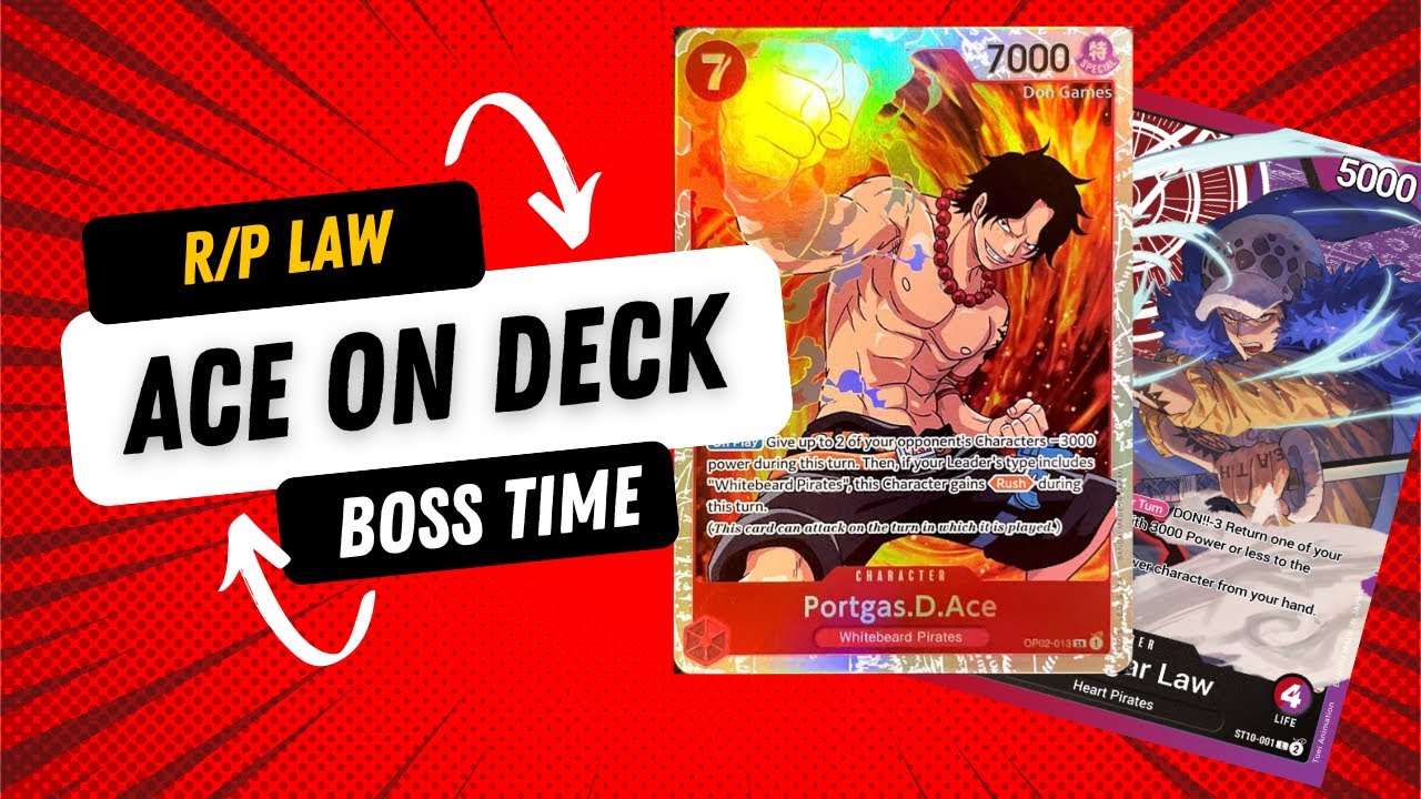 RP LAW | ACE BOSS CARD | BUILD & GAMEPLAY | ONE PIECE
