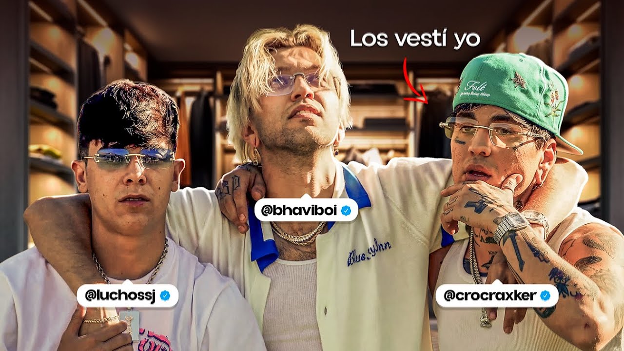 Me llamaron para vestir a LUCHO SSJ, CRO y BHAVI… *pasa esto*😳