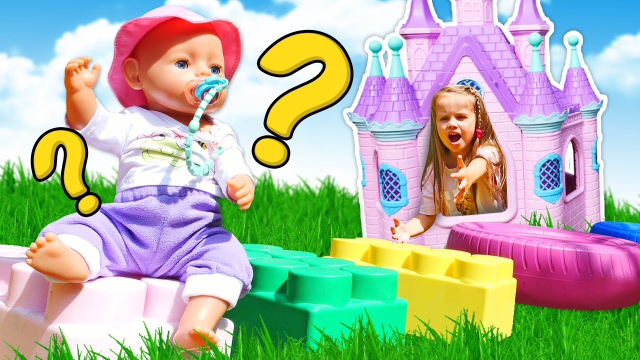 Where is the baby doll? Maya saves her baby born doll from the dragon's castle.