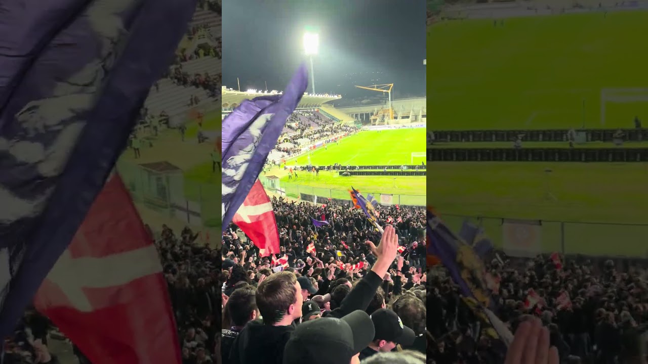 E TORNATE IN PEDALO! FIORENTINA - PISA 1-0 Live Stadio Franchi