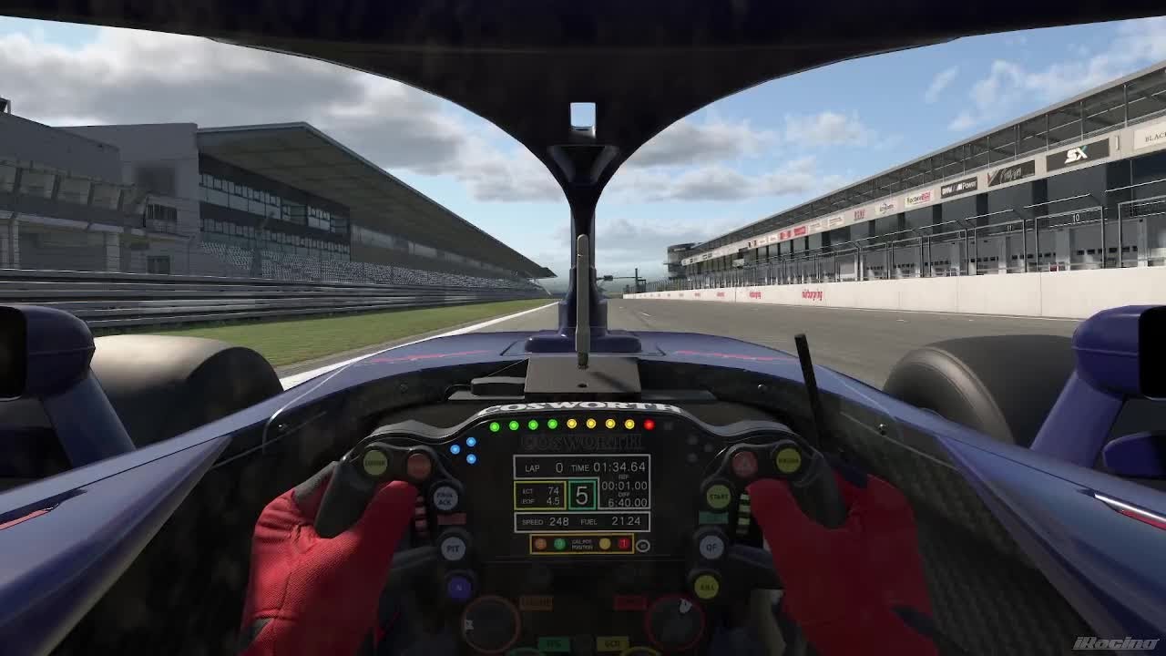 Track Guide: iRacing Nürburgring Grand-Prix-Strecke - Grand Prix Super Formula SF23 - Honda (Dry...