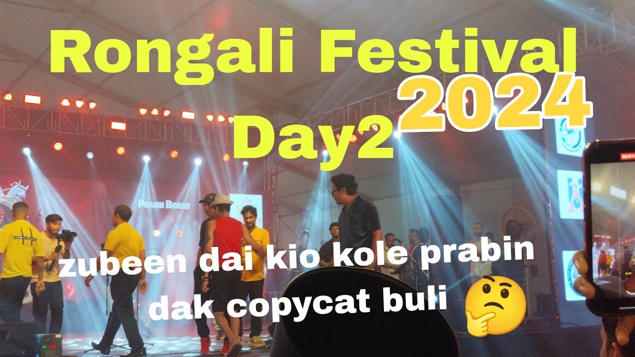 Val pabo khuju akou abar| Prabin Borah | zubeen da at Rongali Festival Day2, 2024