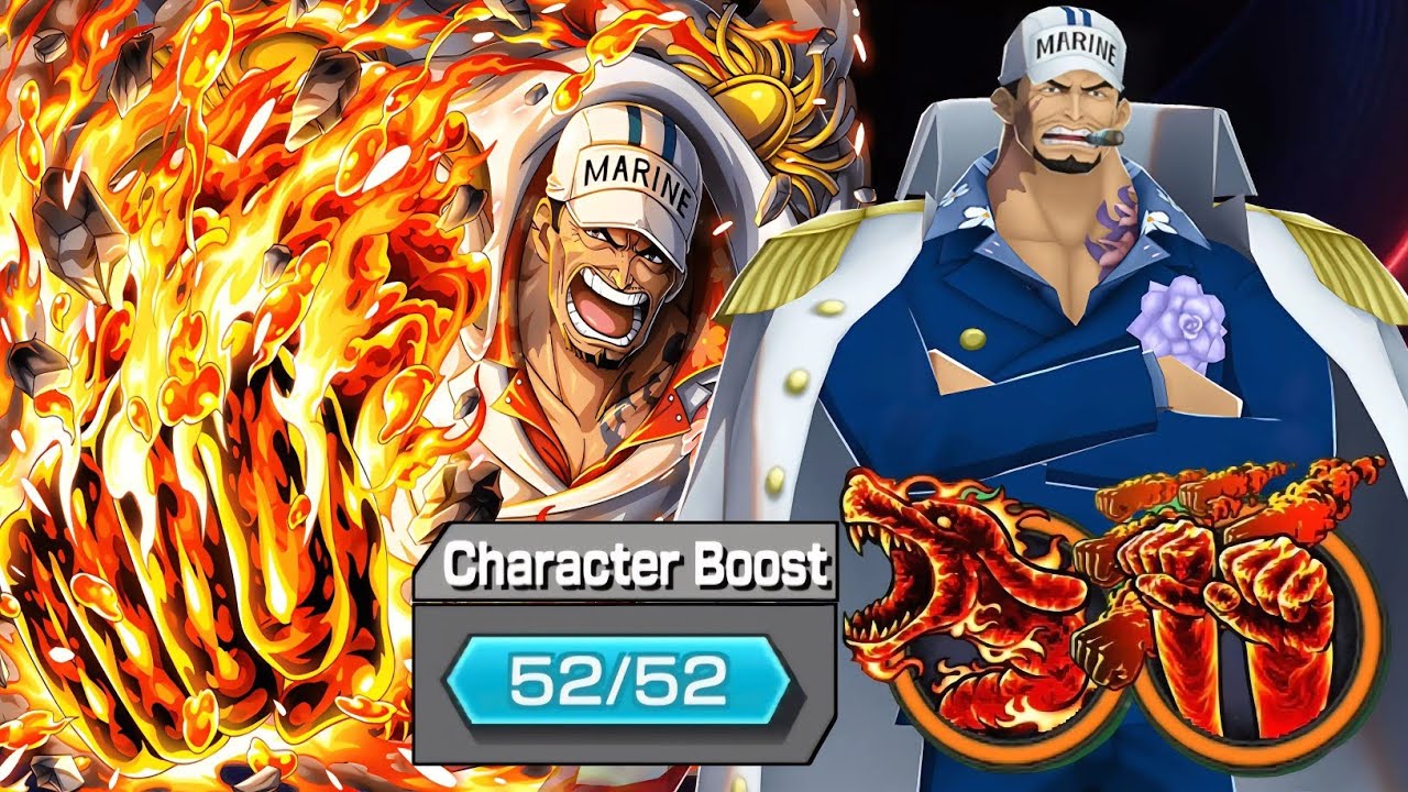 CHARACTER BOOST 52/52 AKAINU GAMEPLAY | ONE PIECE BOUNTY RUSH | OPBR
