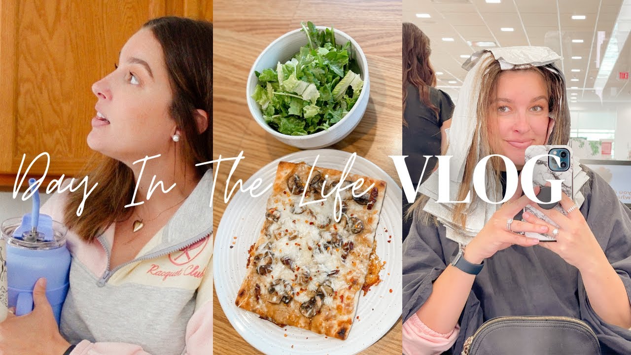 Day In The Life | 20 week bump, feeling baby move, getting hair done, mushroom truffle flatbread