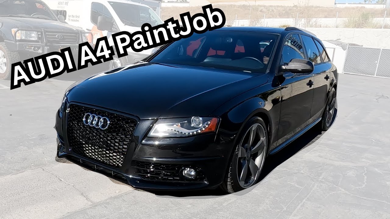 Painting Audi A4 Avant - Full video and steps for a perfect finish!