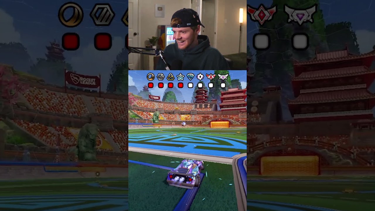 Я разыграл всех игроков на всех рангах в Rocket League 😭