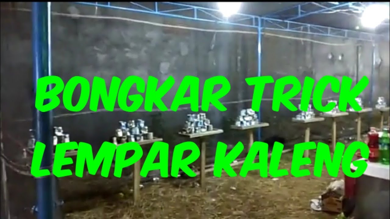 Membongkar trick lempar kaleng pasar malam