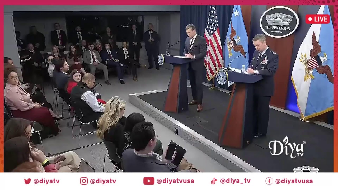 Secretary of War Hegseth, Joint Chiefs Chair Gen. Caine provide Middle East conflict update