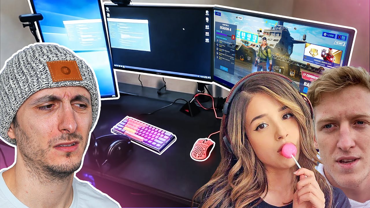 Reacting to Popular Youtuber's Setups Ft. Pokimane & Tfue