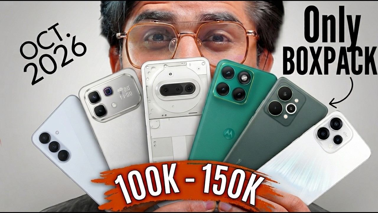 Paisa Wasool Box Pack Phones Under 100K to 150K in Pakistan October 2026 🔥 My Top Picks