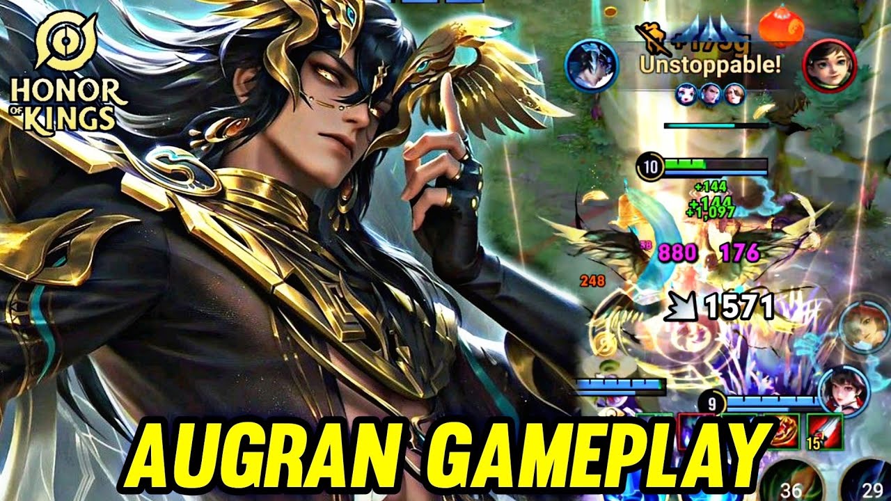HOK : AUGRAN GAMEPLAY | IN JUNGLE - HONOR OF KINGS