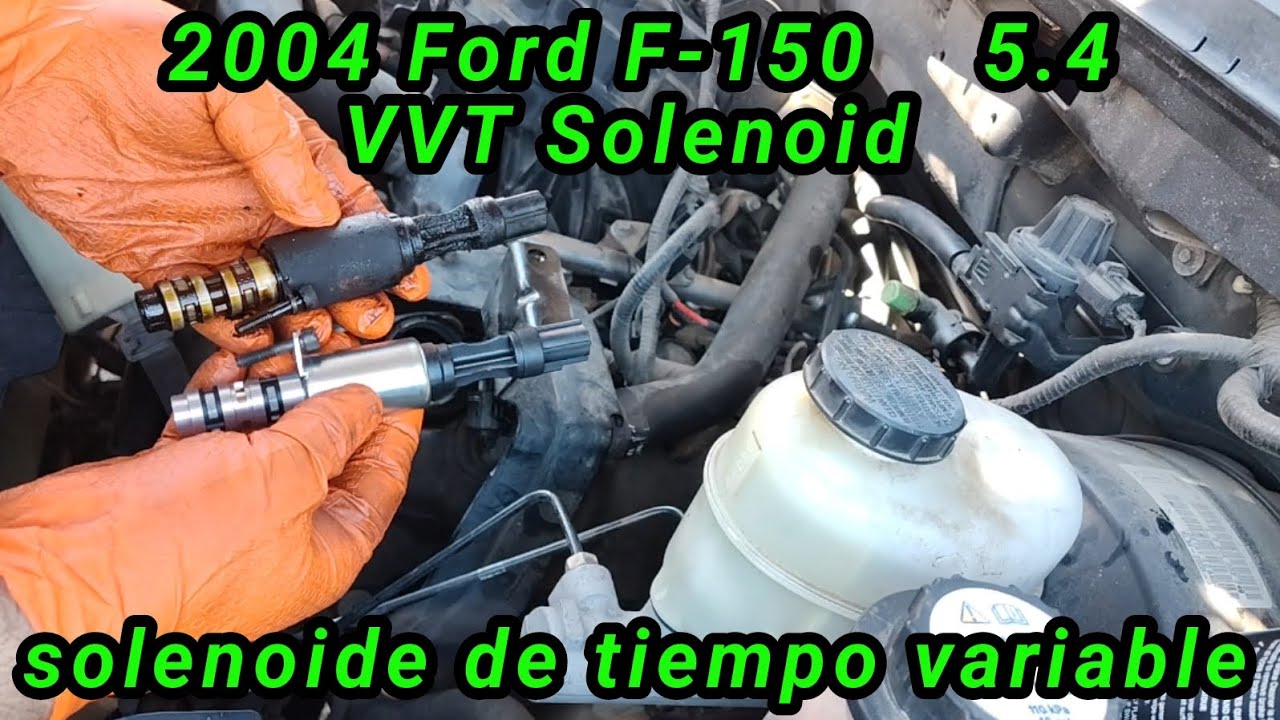 2004 Ford F-150 5.4 Cómo cambiar los solenoides de tiempo variable ( VVT Solenoid )